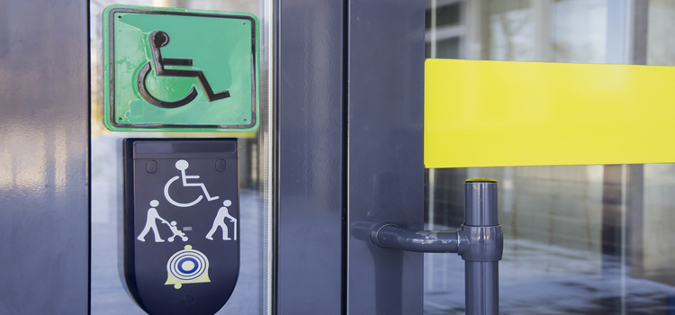 automatic handicap door opener in St. Petersburg